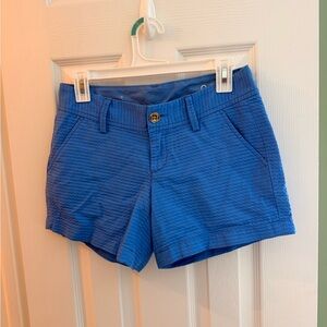 Lilly Pulitzer Callahan short shorts Vibrant Blue Women's